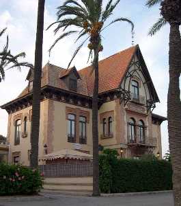 Fachada Posterior de la Casa del Reloj de San Pedro del Pinatar 