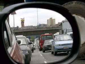 Atasco en una ciudad 