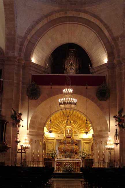 Interior del Santuario de la Vera Cruz. Regin de Murcia Digital