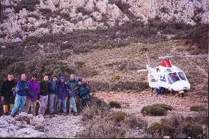 Rescate en el Puig Campana, 28/11/1998