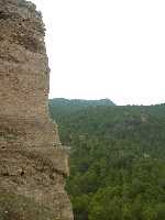 Panormica del bosque de El Valle desde un muro del Castillo de la Luz. P. R. El Valle y Carrascoy.