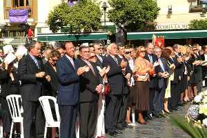 Autoridades presentes en el acto de la coronacin de la Dolorosa