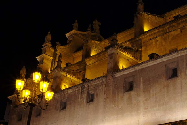 La Excolegiata de San Patricio de noche. Regin de Murcia Digital